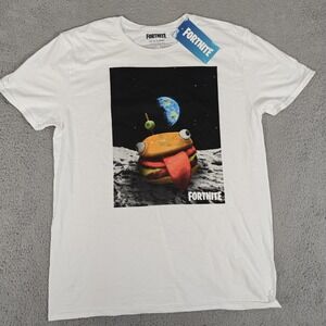 Fortnite Shirt Mens‎ Large Durr Burger Space Graphic Tee Epic Games 2018 New